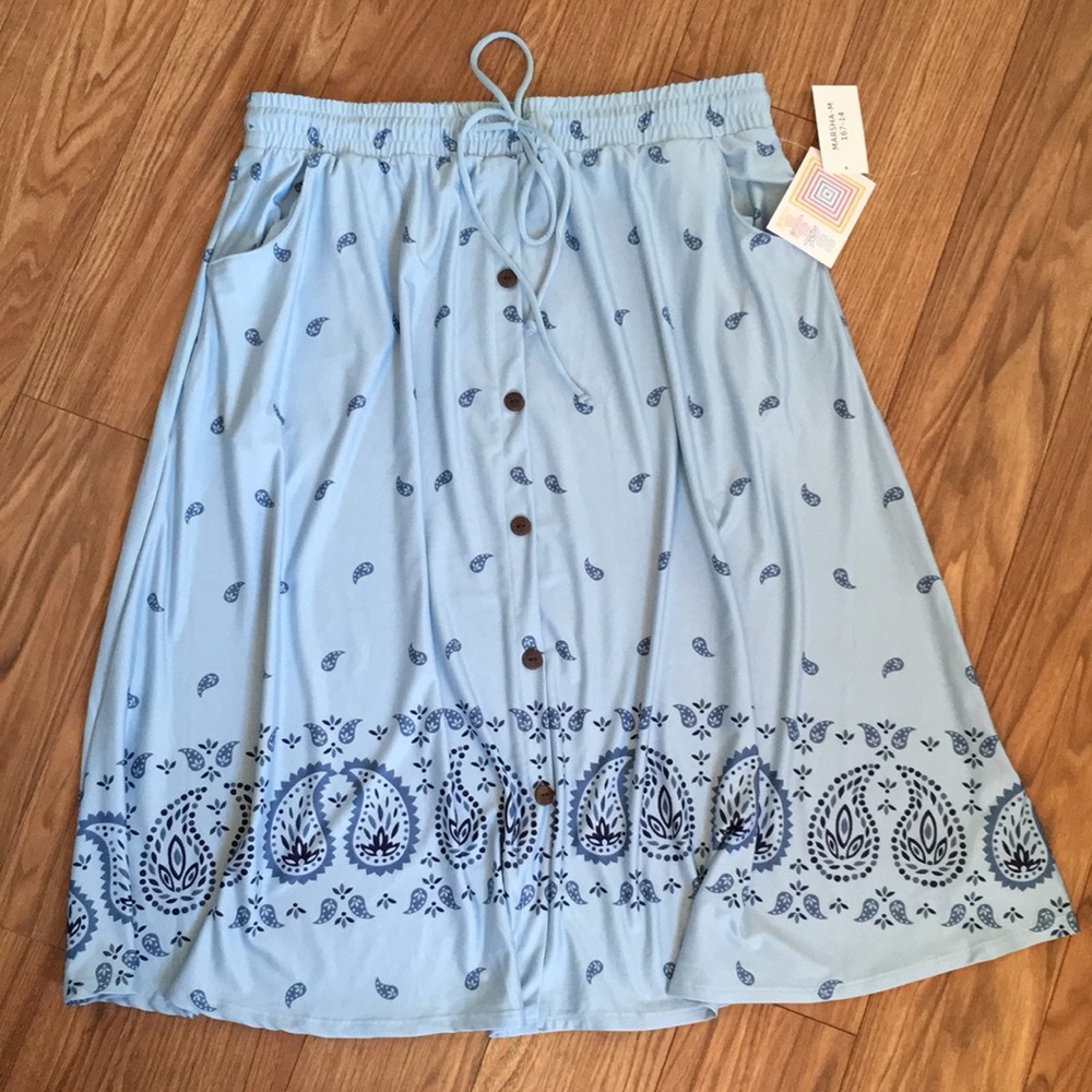 💙 NWT Lularoe Marsha skirt 💙